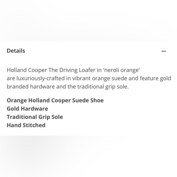 HOLLAND COOPER RARE Suede Driving Loafers in Neroli Orange Gold Detailing UK 3 - Picture 3 of 11